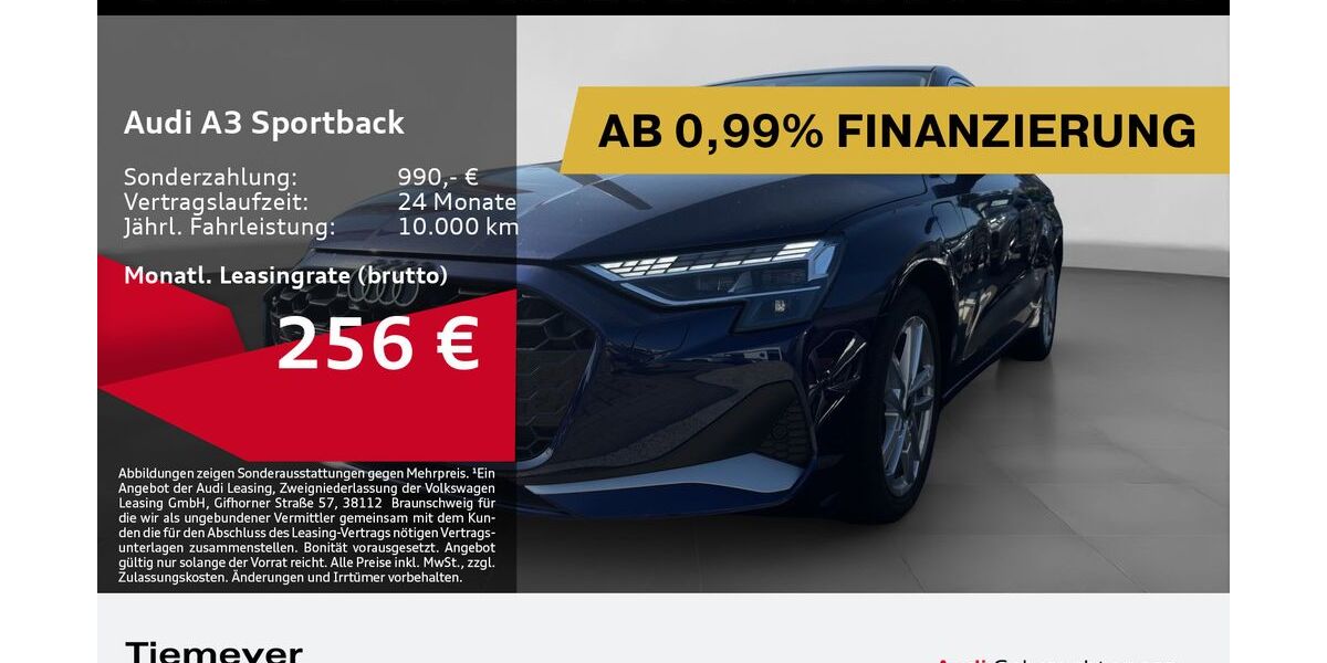 Audi A3 2.983 km 31.960 &euro; Oberhausen 46047