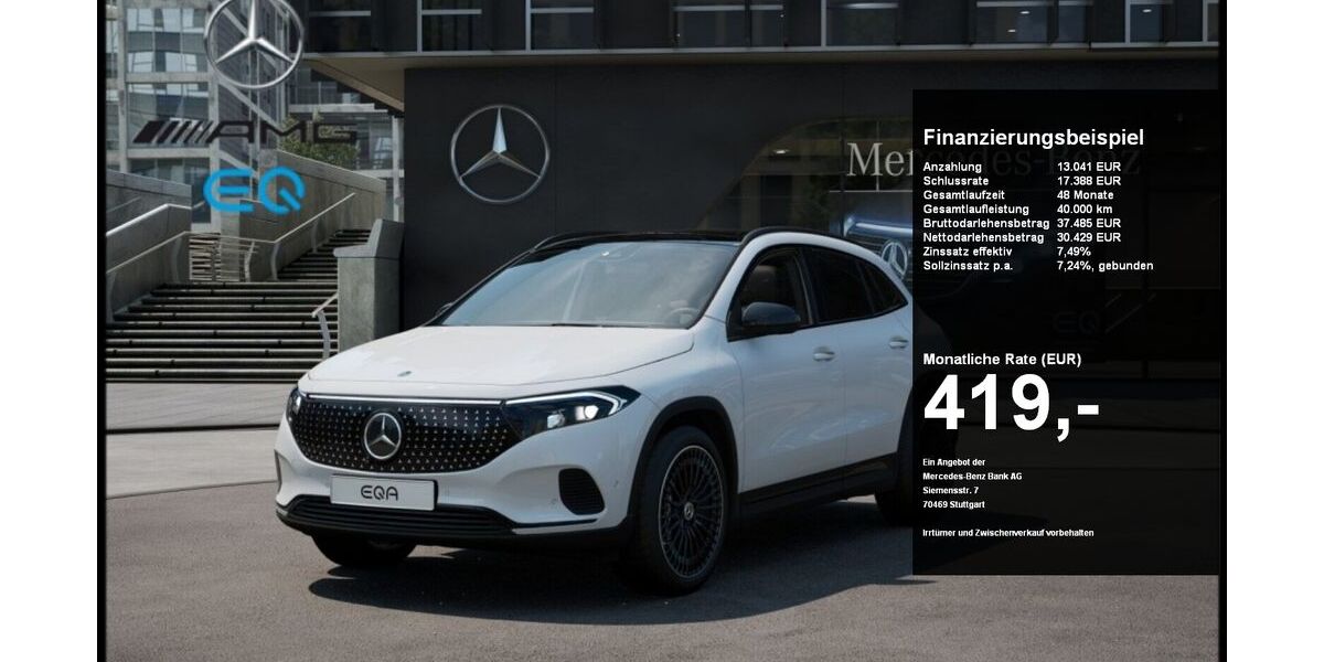 Mercedes-Benz EQA 3.885 km 43.470 &euro; Lünen 44532