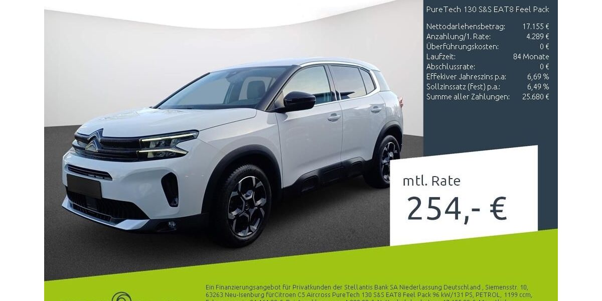 Citroen C5 Aircross 26.998 km 21.444 &euro; Dülmen 48249