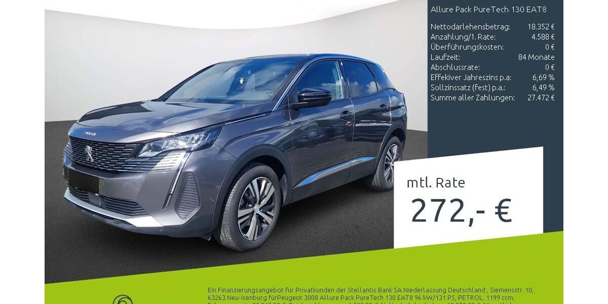 Peugeot 3008 31.035 km 22.940 &euro; Dülmen 48249