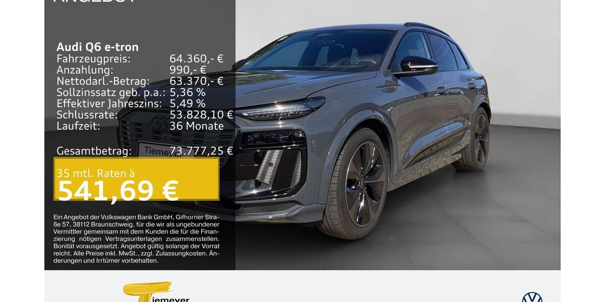 Audi Q6 e-tron 13.531 km 60.880 &euro; Recklinghausen 45663