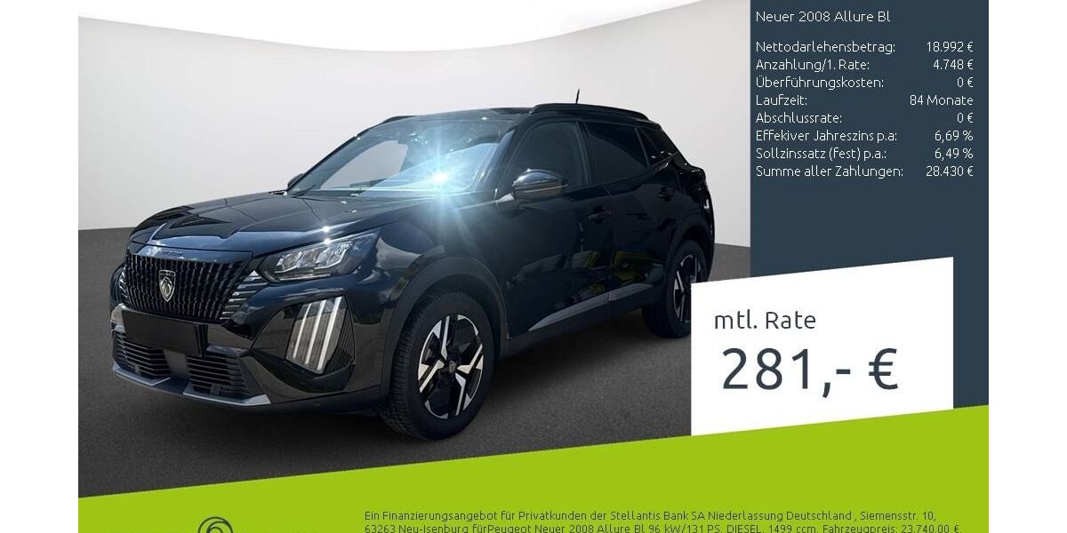 Peugeot 2008 19.547 km 23.740 &euro; Dülmen 48249