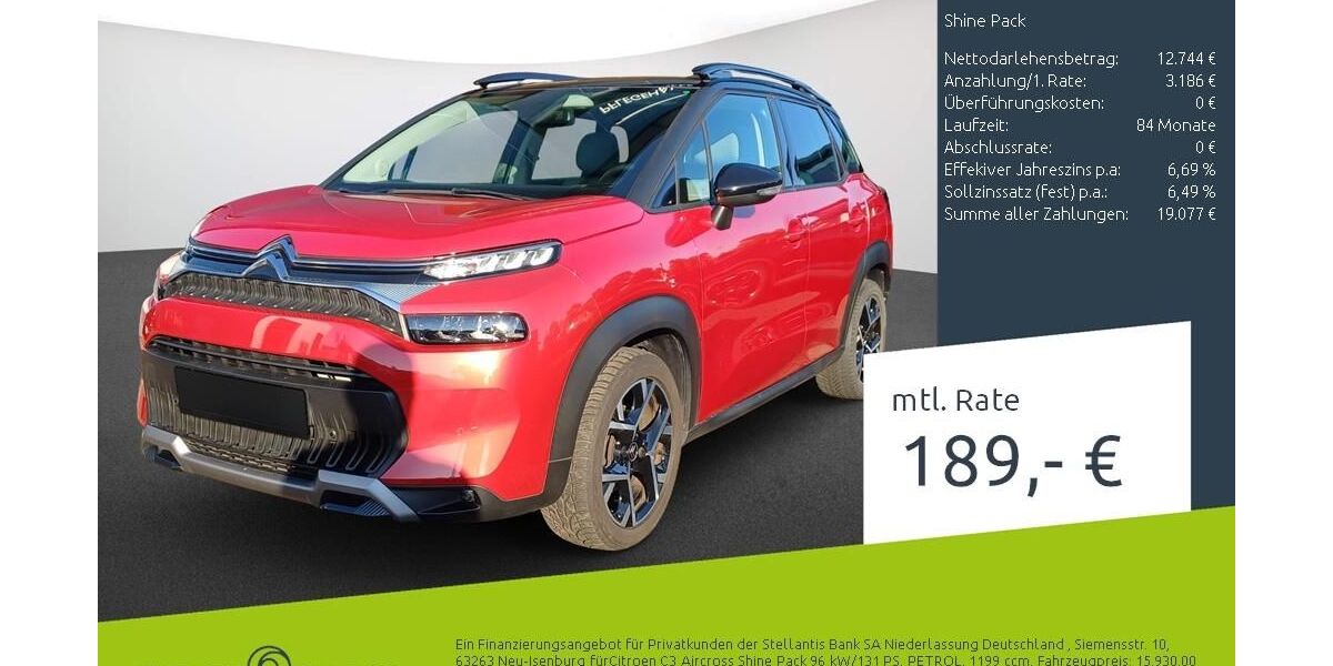 Citroen C3 Aircross 36.144 km 15.930 &euro; Dülmen 48249