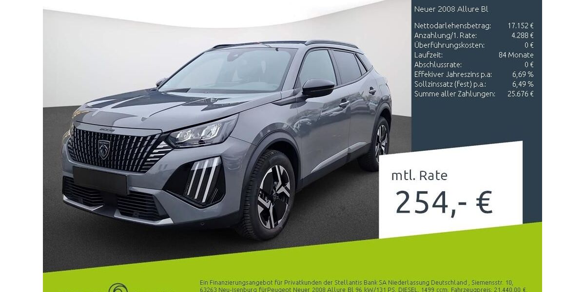 Peugeot 2008 13.856 km 21.440 &euro; Dülmen 48249